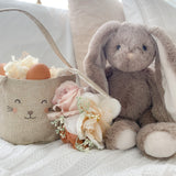 Bunny Easter Basket - Taupe