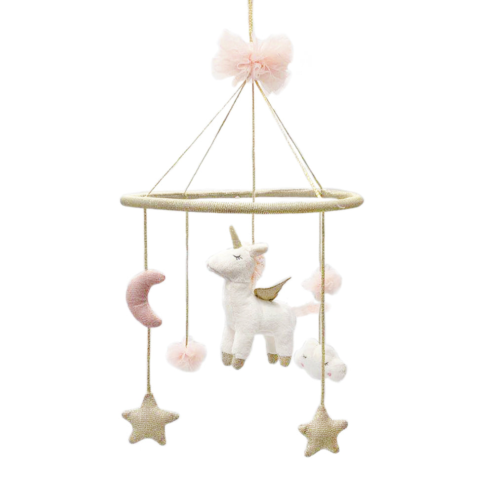 Baby Mobile Amigurumi Baby Unicorn in Wonderland Crib 