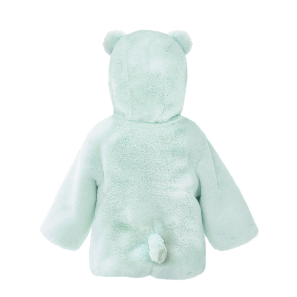Bear Faux Fur Hooded Baby Coat - 12-18M – Mon Ami
