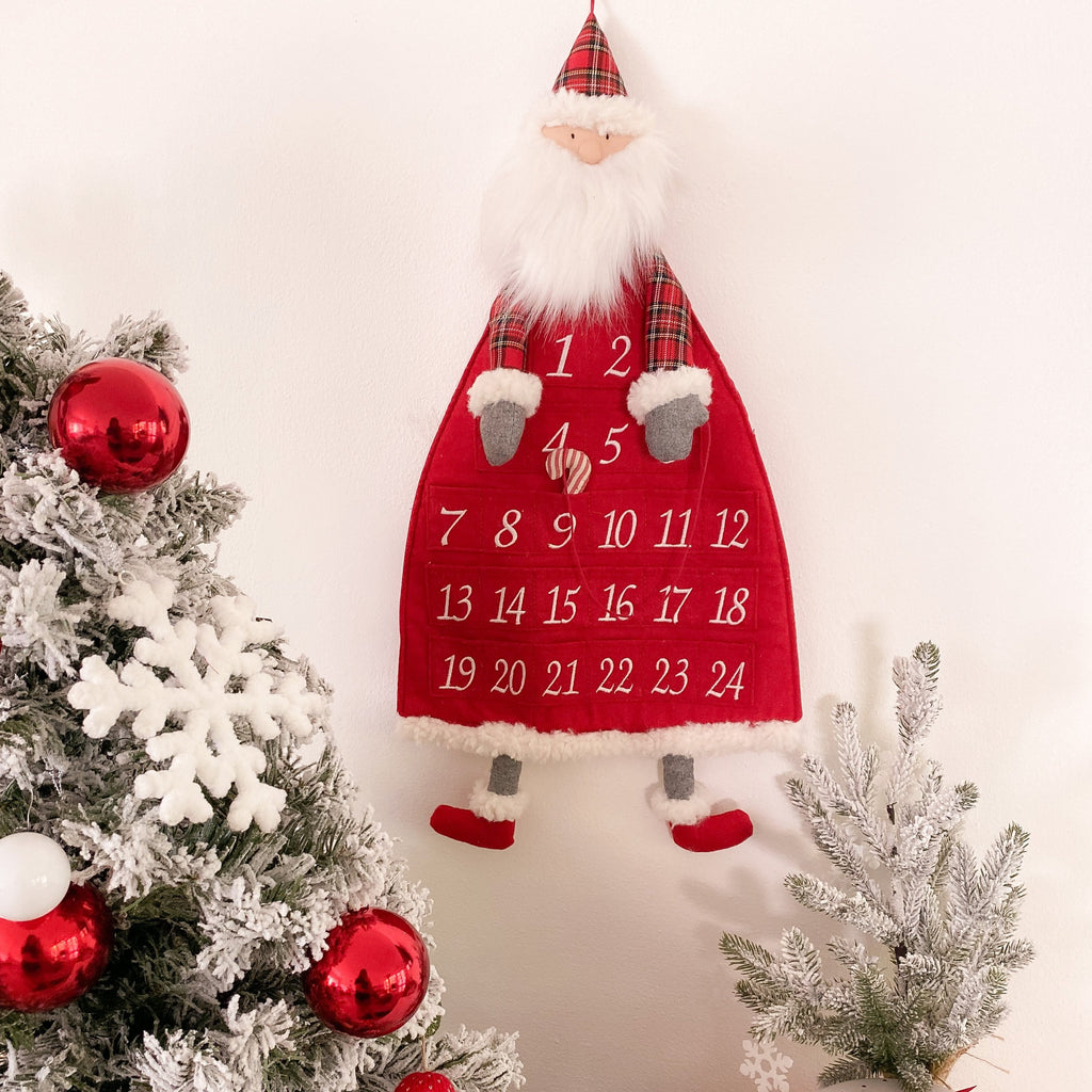 Tartan Santa Advent Calendar Mon Ami