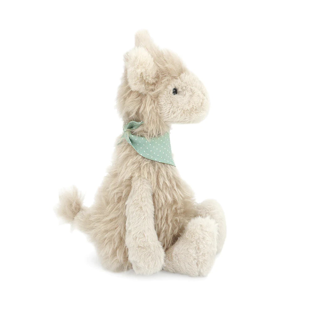 Fuzzy top llama plush