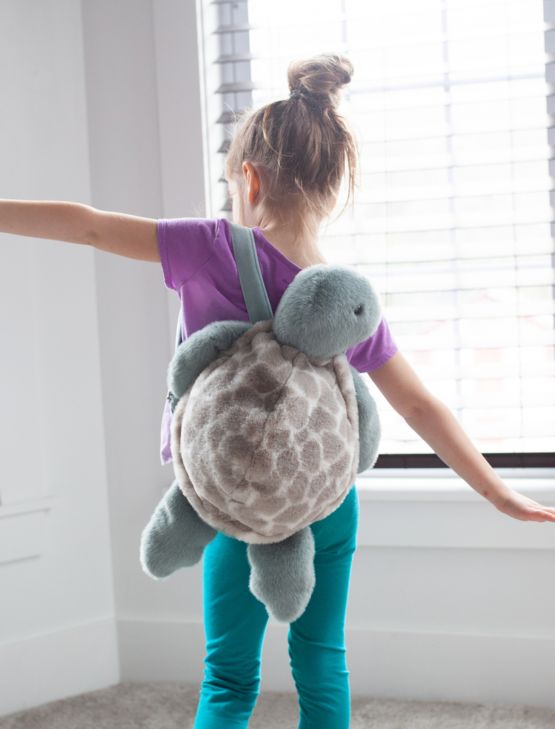 Taylor Turtle Plush Backpack
