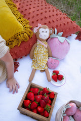 Strawberry Scented Plush Toy-2pcs assortment