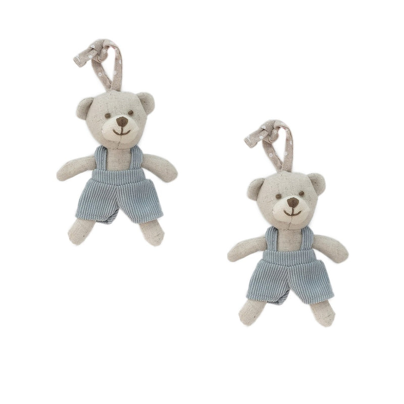 Tiny Bear Plush Ornament 2pcs assortment