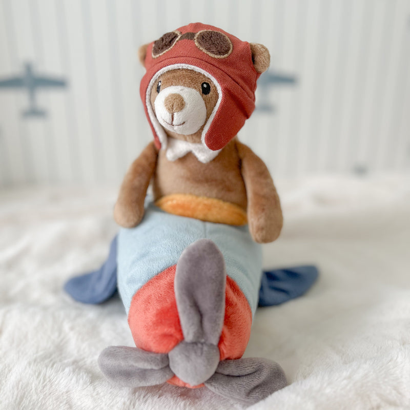 Pilot Bear and Plane