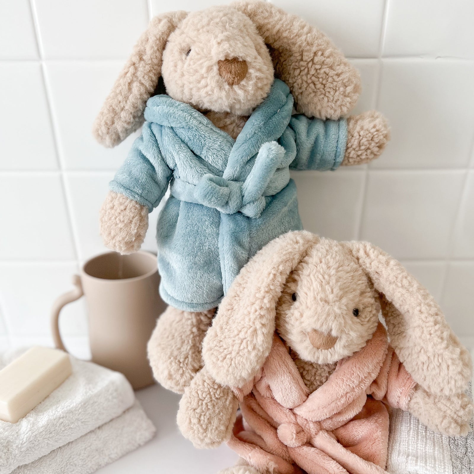 Harlow Robe Bunny-Pink – Mon Ami