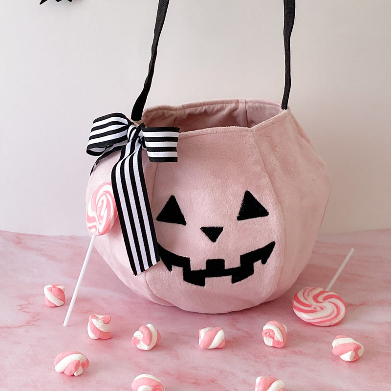 Pink Pumpkin Halloween Bag