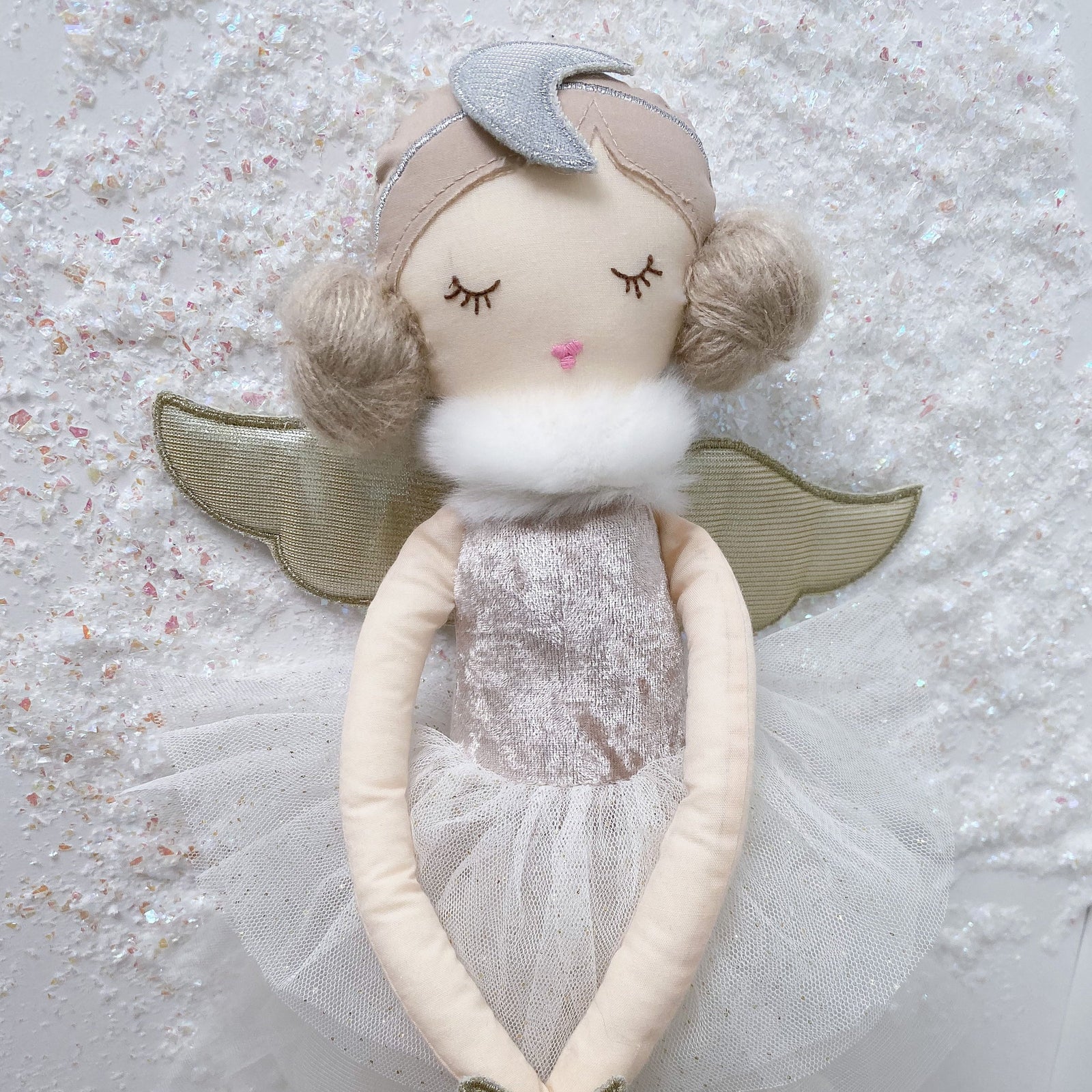 Christmas Fairy Angel with light up wings /Christmas Plush store /princess doll