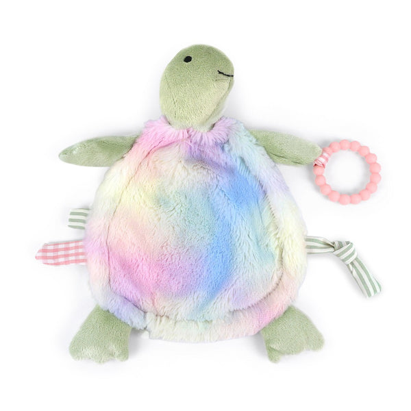 Rainbow Turtle Silicone Teether Lovie