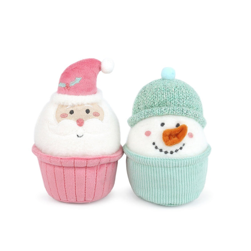 Cupcakes Holiday plush toy set