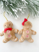 Gingerbread Couple Ornaments