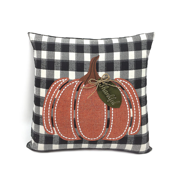 BUFFLO CHECK PUMPKIN PILLOW