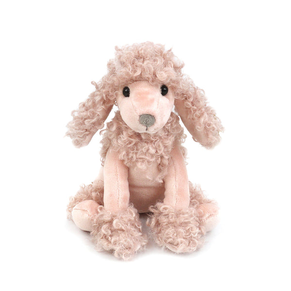 Poodle Hooded Blanket - White Standard