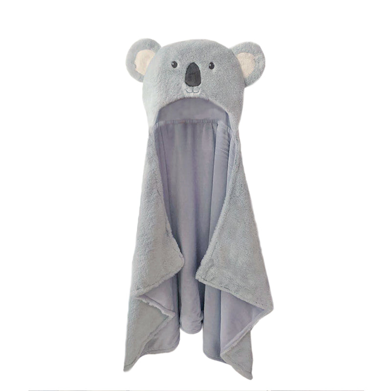 Plush Koala Hooded Blanket, Plush Kids Blanket