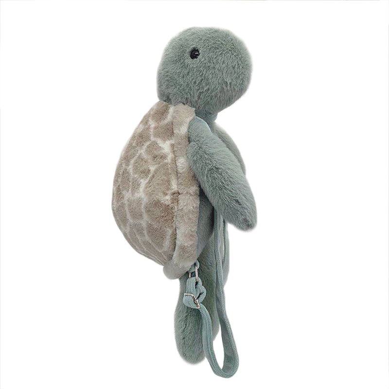'Taylor' Turtle Plush Backpack