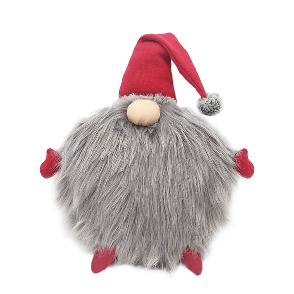 Red Gnome Fur Pillow