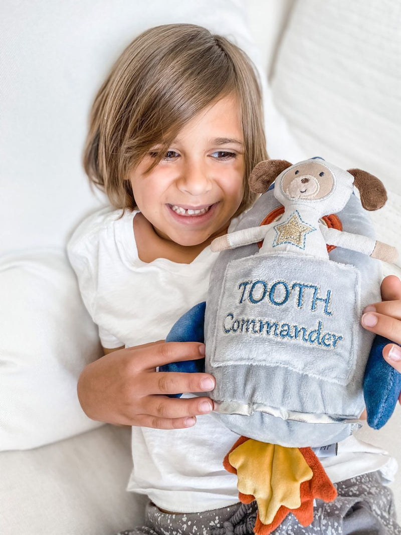 Tooth Commander Spaceship Pillow and Doll Set