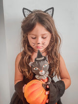 'Elvira' Halloween Cat Plush Doll