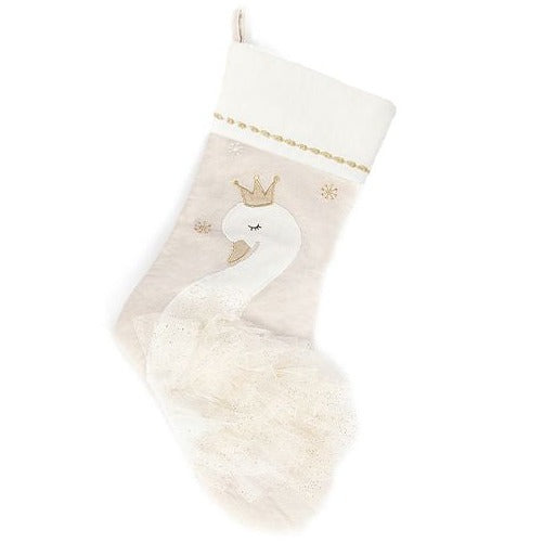 Swan Princess Christmas Stocking