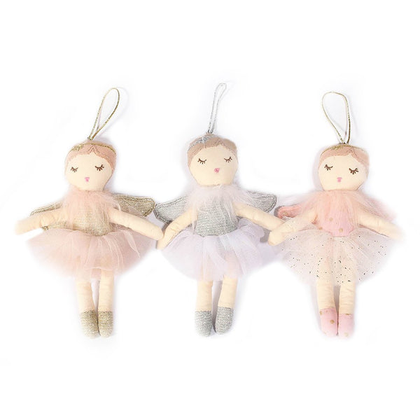 Assorted Angel Doll Christmas Ornaments