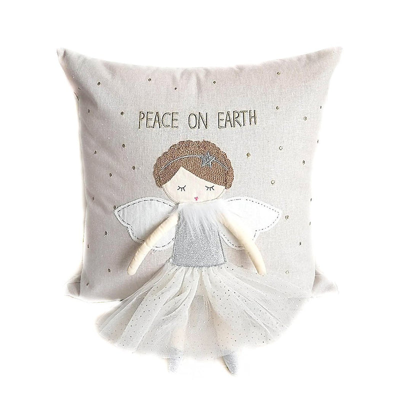 Peace On Earth Angel Pillow