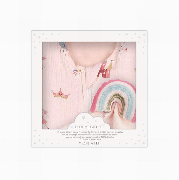 Chateau Magique - Coral Pink Sleep Sack & Lovie Gift Set