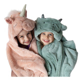 Uliana Unicorn Hooded Blanket