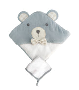 Petit Bear Terry Muslin Towel / Washcloth Set