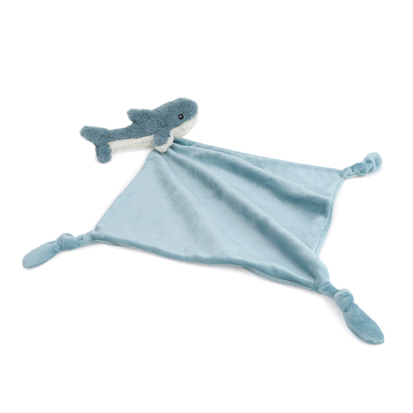 SEABORN SHARK KNOTTED SECURITY BLANKIE