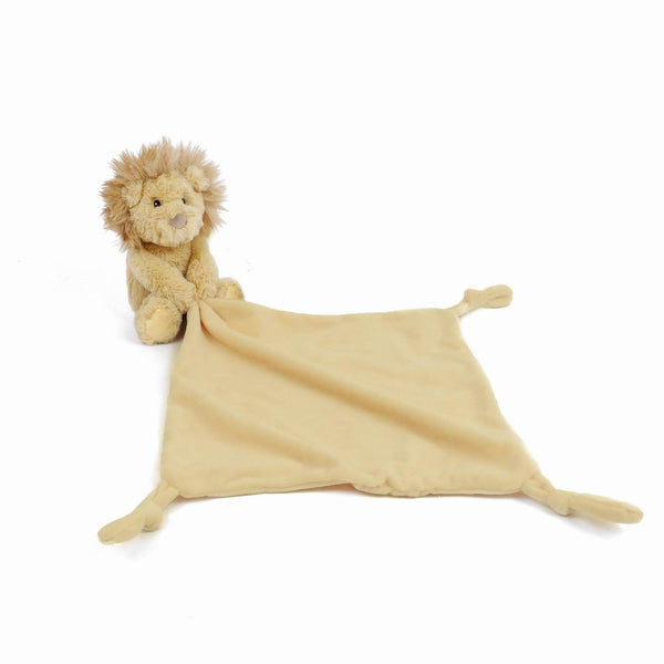 Goldie Lion Knotted Security Blankie