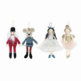 Set of 4 Nutcracker Suite Ornaments