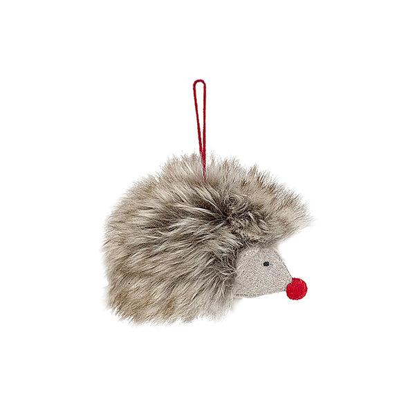 Furry Hedgehog Ornament