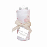 French Swan Muslin Swaddle Blanket