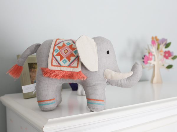 'Eden' Tribal Elephant Stuffed Toy