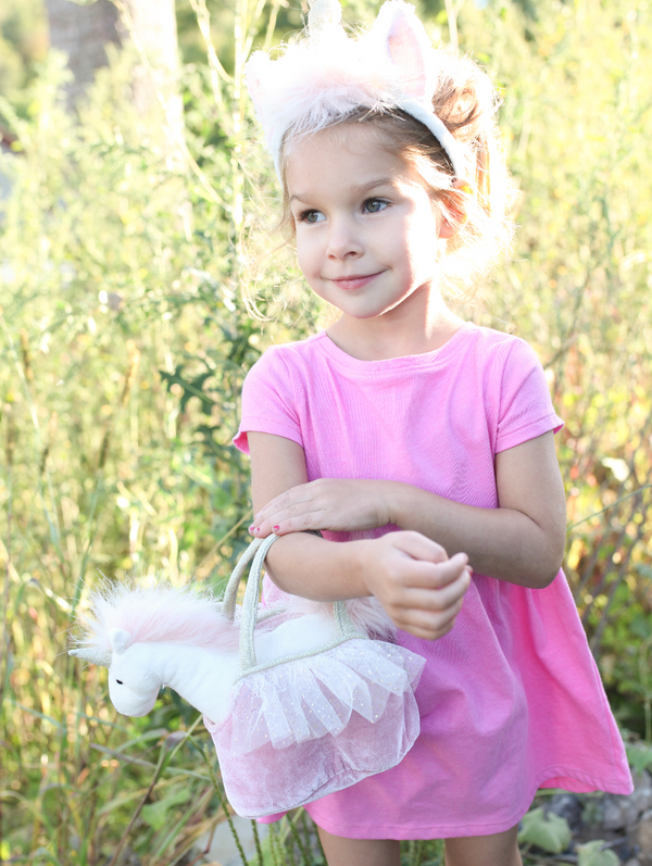 'Ophelia' Unicorn Plush Doll & Toy Purse